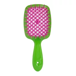 Щетка салатовая с розовым Janeke Small Superbrush Standart