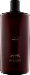 Previa MAN Ванна для тіла і волосся 1000 мл
