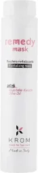 Восстанавливающая маска с растительным кератином и маслом оливы Krom Remedy Mask