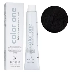 Стойкая крем-краска для волос Color One KROM, 2/10 Черно-синий, 100 мл