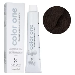 Стойкая крем-краска для волос Color One KROM, 5 caffe Кофейный, 100 мл