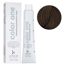 Стойкая крем-краска для волос Color One KROM, 6/1 Темно-пепельный блондин, 100 мл