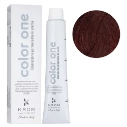 Стойкая крем-краска для волос Color One KROM, 6/56 Красно-махагоновый темный блондин, 100 мл