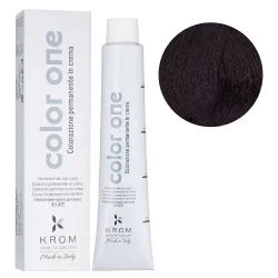 Стойкая крем-краска для волос Color One KROM, 6/77 Глубокий фиолетовый блондин, 100 мл
