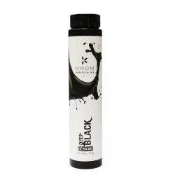 Крем-краска для волос без аммиака KROM K-COLOR - глубокий черный (Deep Black), 250 мл