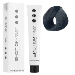 1/0 Стойкая безаммиачная крем-краска для волос KROM Emotion Colour Free - Черный, 100 мл