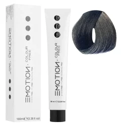 4/01 Стійка крем-фарба для волосся KROM Emotion Colour Free - Коричневий перламутровий, 100 мл