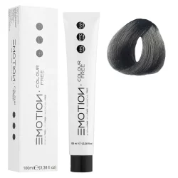 5/11 Стойкая безаммиачная крем-краска для волос KROM Emotion Colour Free - Интенсивный пепельный светло-коричневый, 100 мл