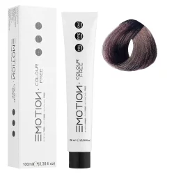 5/32 Стойкая безаммиачная крем-краска для волос KROM Emotion Colour Free - Светло-коричневый золотисто-радужный, 100 мл