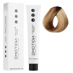7/37 Стойкая безаммиачная крем-краска для волос KROM Emotion Colour Free - Блондин золотисто-коричневый, 100 мл