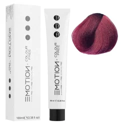 7/666 Стійка крем-фарба для волосся KROM Emotion Colour Free - Блондин вогненно-червоний, 100 мл