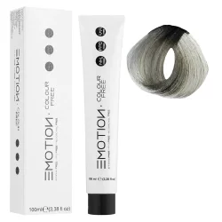 8/11 Стойкая безаммиачная крем-краска для волос KROM Emotion Colour Free - Интенсивный пепельный светлый блондин, 100 мл
