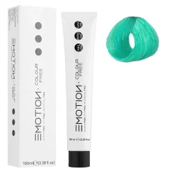 Зеленый Стойкая безаммиачная крем-краска для волос KROM Emotion Colour Free, 100 мл