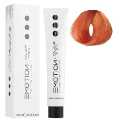 Оранжевый Стойкая безаммиачная крем-краска для волос KROM Emotion Colour Free, 100 мл