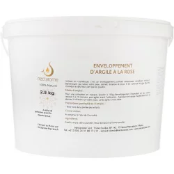 Обгортування біла глина + троянда для тіла Nectarome / Enveloppement d’argile a la Rose