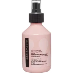 Cпрей реструктуруючий Contempora Hair Superfood For Brittle Hair Vegan Restructuring Spray з рослинним кератином та олією опунції, 200 мл