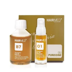 Набір HAIRMED kit Oli purissimi для блиску волосся Шампунь B7 200мл + Олія O1 30мл