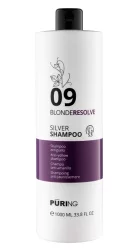 Шампунь для нейтралізації жовтих відтінків PURING 09 BLONDERESOLVE Silver Shampoo