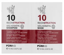Шампунь+Маска 10 мл+10 мл 10 RECONSTRUCTION