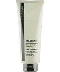 Кондиціонер для об'єму з олією обліпихи та огірка Contempora Hair Superfood For Fine Hair Volumizing Condirioner