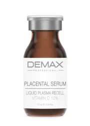 Плацентарна сироватка з вітаміном С Рідка плазма Demax Placental serum liquid plasma recell vitamin C 12% 10 мл