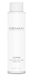 Гель тонік з гіалуроновою кислотою Demax Cleanse hyaluronic toner для всіх типів шкіри 500 мл