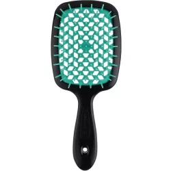 Щітка чорна з бірюзовим Janeke Superbrush Standart