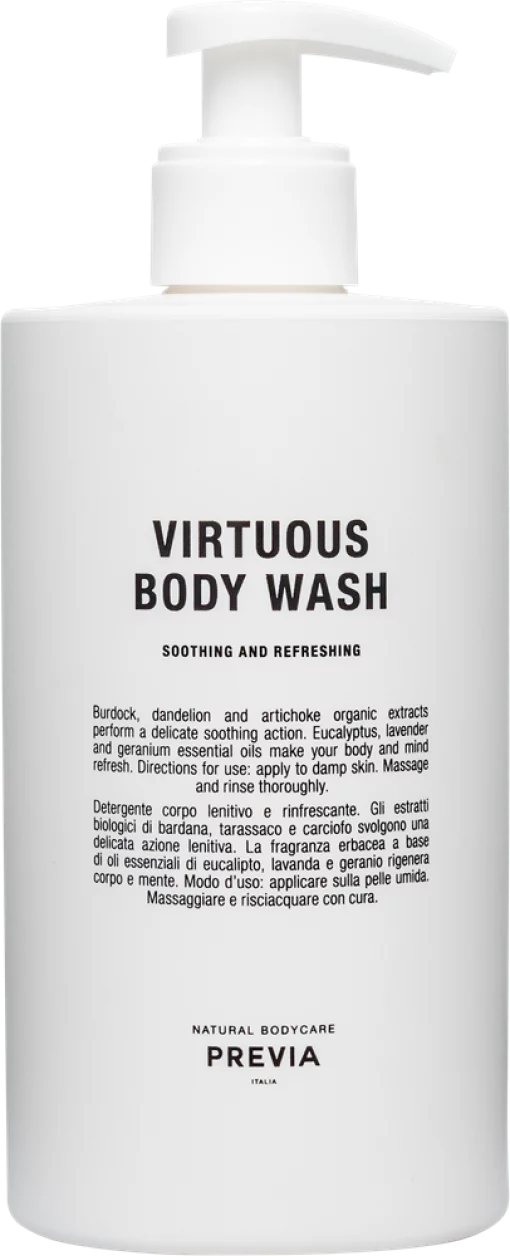 Previa VIRTUOUS Гель для душа успокаивающий освежающий 500мл