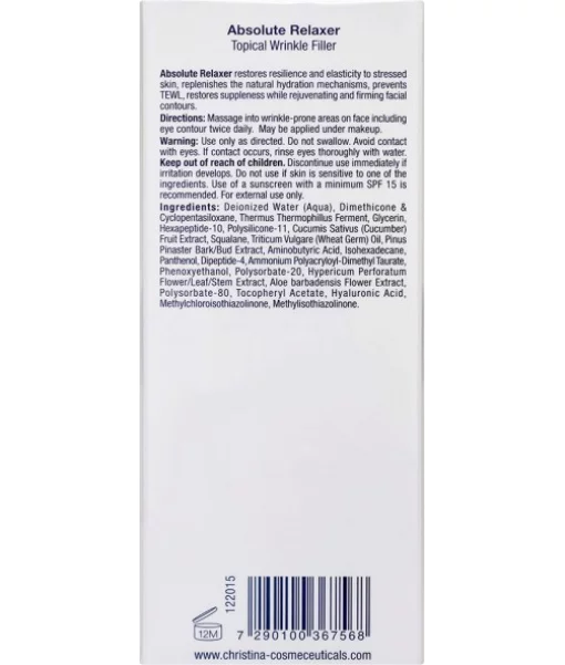 Сироватка для розгладження зморшок Абсолют Christina Unstress Absolute Relaxer 30 мл