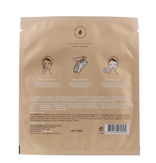 Антивозрастная тканевая маска The Ritual Of Namaste, 24 мл