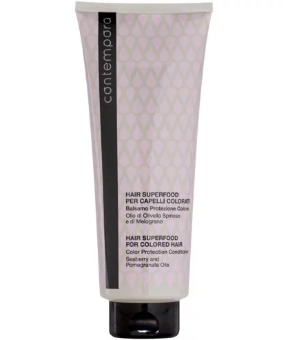 Кондиционер для сохранения цвета с маслом облепихи и граната Contempora Hair Superfood For Colored Hair Color Protection Conditioner