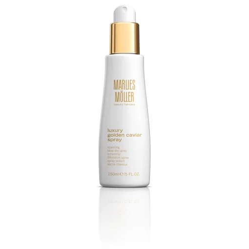 Дорогоцінний Ікряний спрей для блиску волосся Marlies Moller Luxury Golden Caviar Spray, 150 мл, ТЕСТЕР