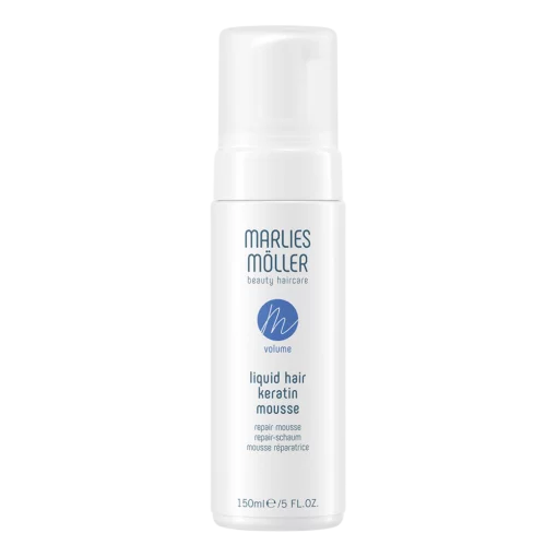 Мус відновлюючий структуру волосся Рідкий кератин Marlies Moller Liquid Hair Keratin Mousse, 150 мл