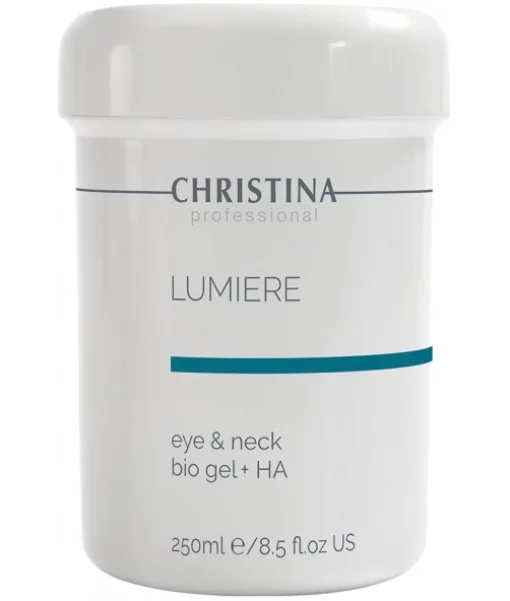Гель Люміре з гіалуроновою кислотою для шкіри навколо очей і шиї Christina Lumiere Eye &amp; Neck Bio Gel + HA 250 мл