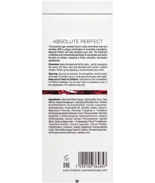 Сыворотка Абсолютное совершенство Christina Chateau de Beaute Absolute Perfect 30 мл