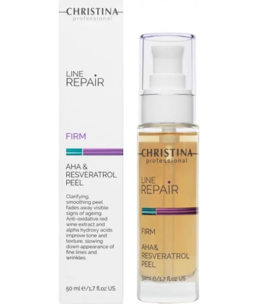 Пілінг з AHA-кислотами та ресвератролом Christina Line Repair Firm AHA &amp; Resveratrol Peel 50 мл