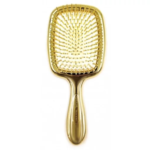 Щітка для волосся з дзеркалом Janeke Hairbrush With Mirror Gold