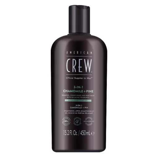 Засіб 3-в-1 для волося та тіла Чайне дерево American Crew Chamomile + Pine Shampoo Conditioner And Body Wash 250 мл