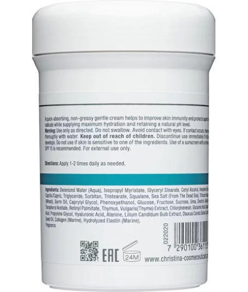 Делікатний зволожувальний крем з вітаміном Е для нормальної та сухої шкіри Christina Delicate Hydrating Day Treatment + Vitamin E 250 мл