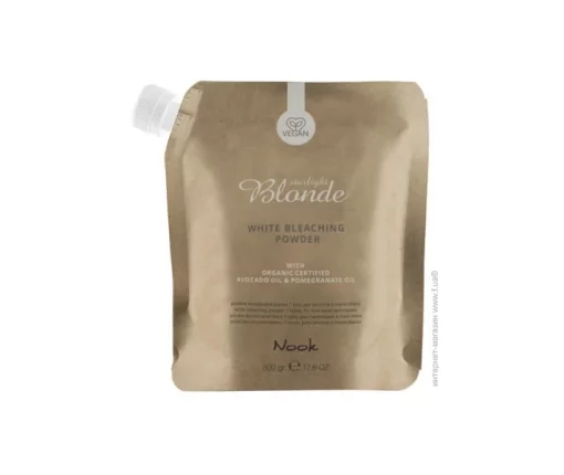 Пудра знебарвлююча NOOK STARLIGHT BLONDE 7тонів WHITE, 500 гр
