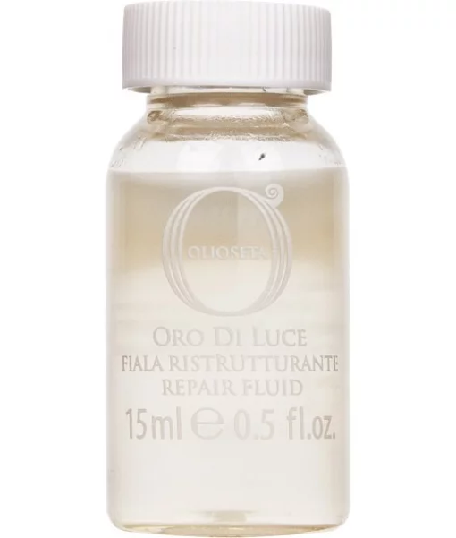 Відновлюючий флюїд для волосся з протеїнами шовку Barex Olioseta Oro Di Luce Repair Fluid 15 мл