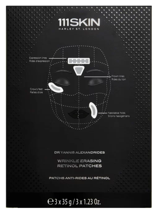 Ретиноловые патчи от морщин для лица 111 SKIN Ni Retinol Mask Box, 3 шт