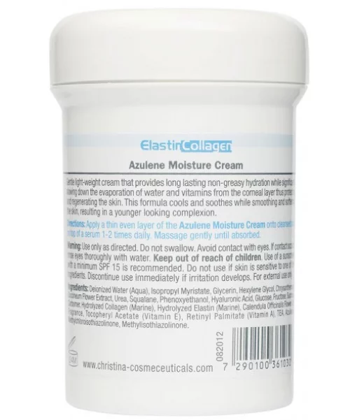 Увлажняющий крем для нормальной кожи Christina Elastin Collagen Azulene Moisture Cream with Vitamins A E &amp; HA 250 мл