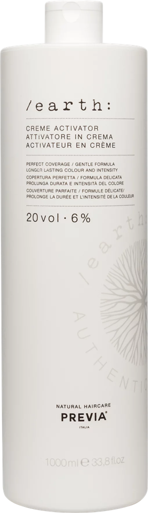 Previa EARTH  Крем-активатор 20VOL 6% 1000мл
