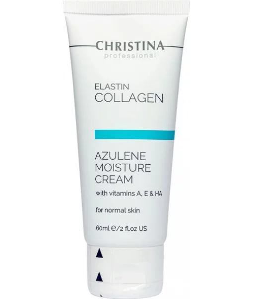 Увлажняющий крем для нормальной кожи Christina Elastin Collagen Azulene Moisture Cream with Vitamins A E &amp; HA 60 мл