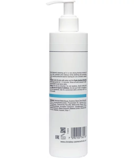 Азуленовий очищающий гель для чувствительной и склонной к покраснениям кожи Christina Fresh Azulene Cleansing Gel 300 мл