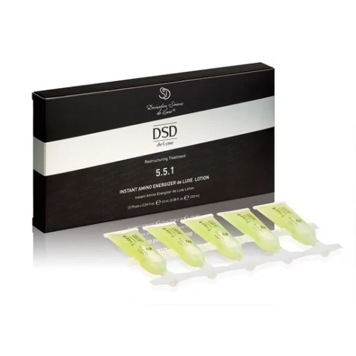 Лосьйон-аміностимулятор для волосся миттєвої дії DSD Instant Amino Energizer Lotion, 10 ампул по 10 мл.