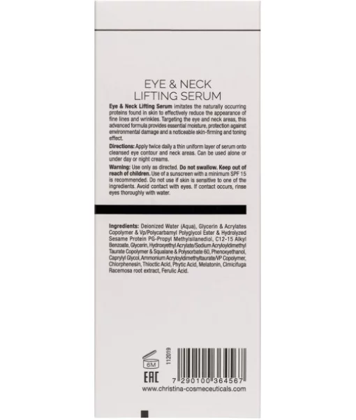 Омолоджувальна сироватка для шкіри навколо очей і шиї Christina Wish Eye &amp; Neck Lifting Serum 30 мл