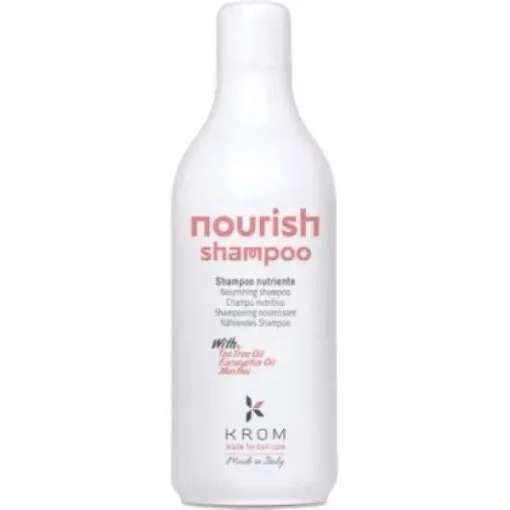 Поживний шампунь з екстрактом солодкого мигдалю Krom Nourish Shampoo