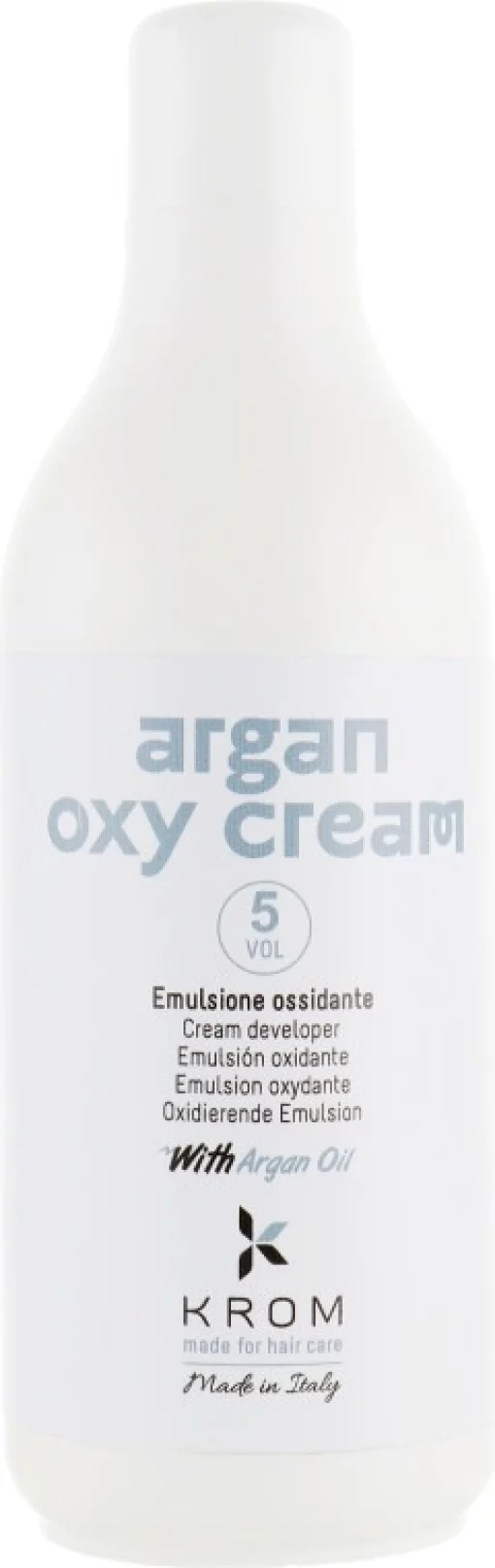 Окислительная эмульсия с маслом арганы KROM ARGAN OXY CREAM 5 vol 1.5%